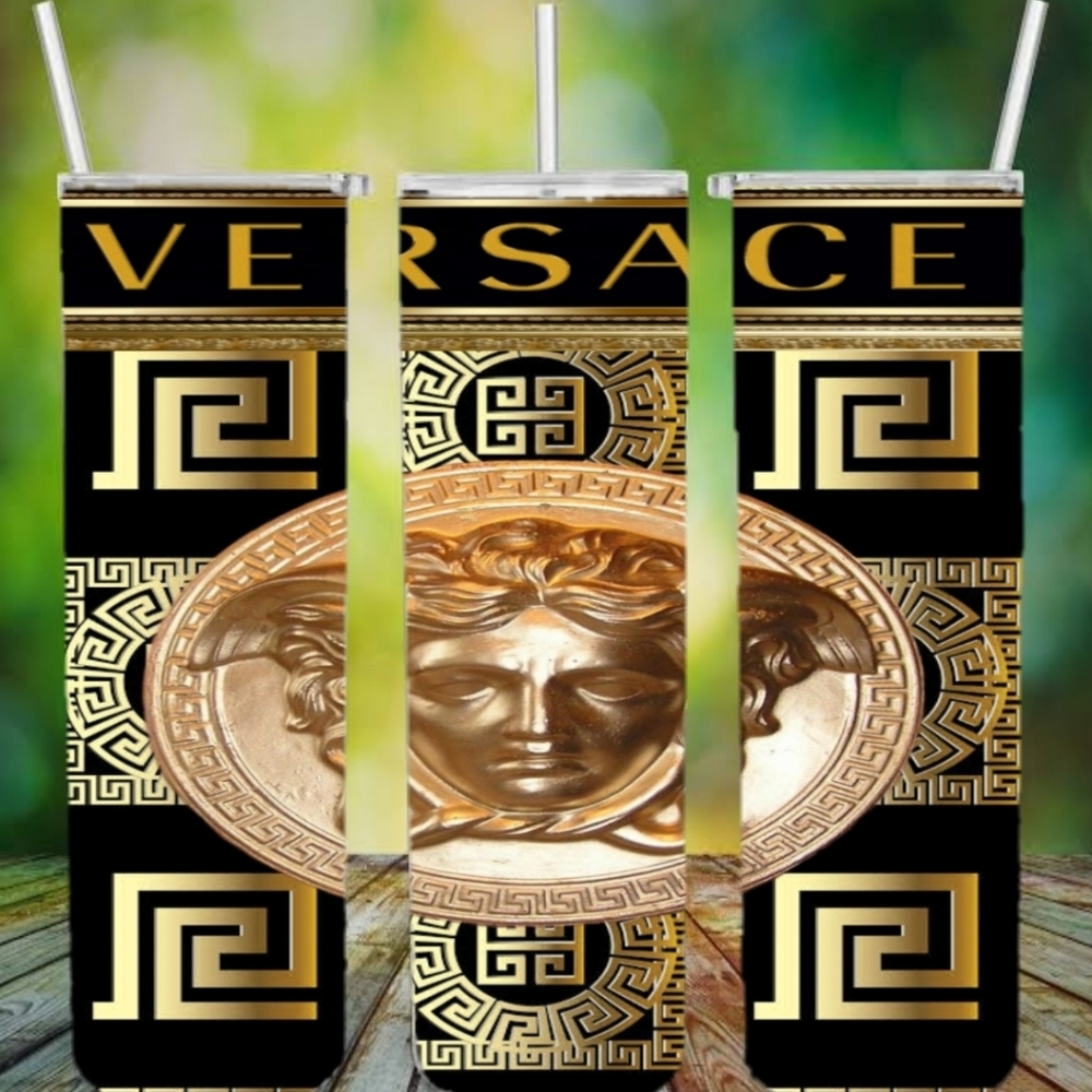 Medusa gold tumbler